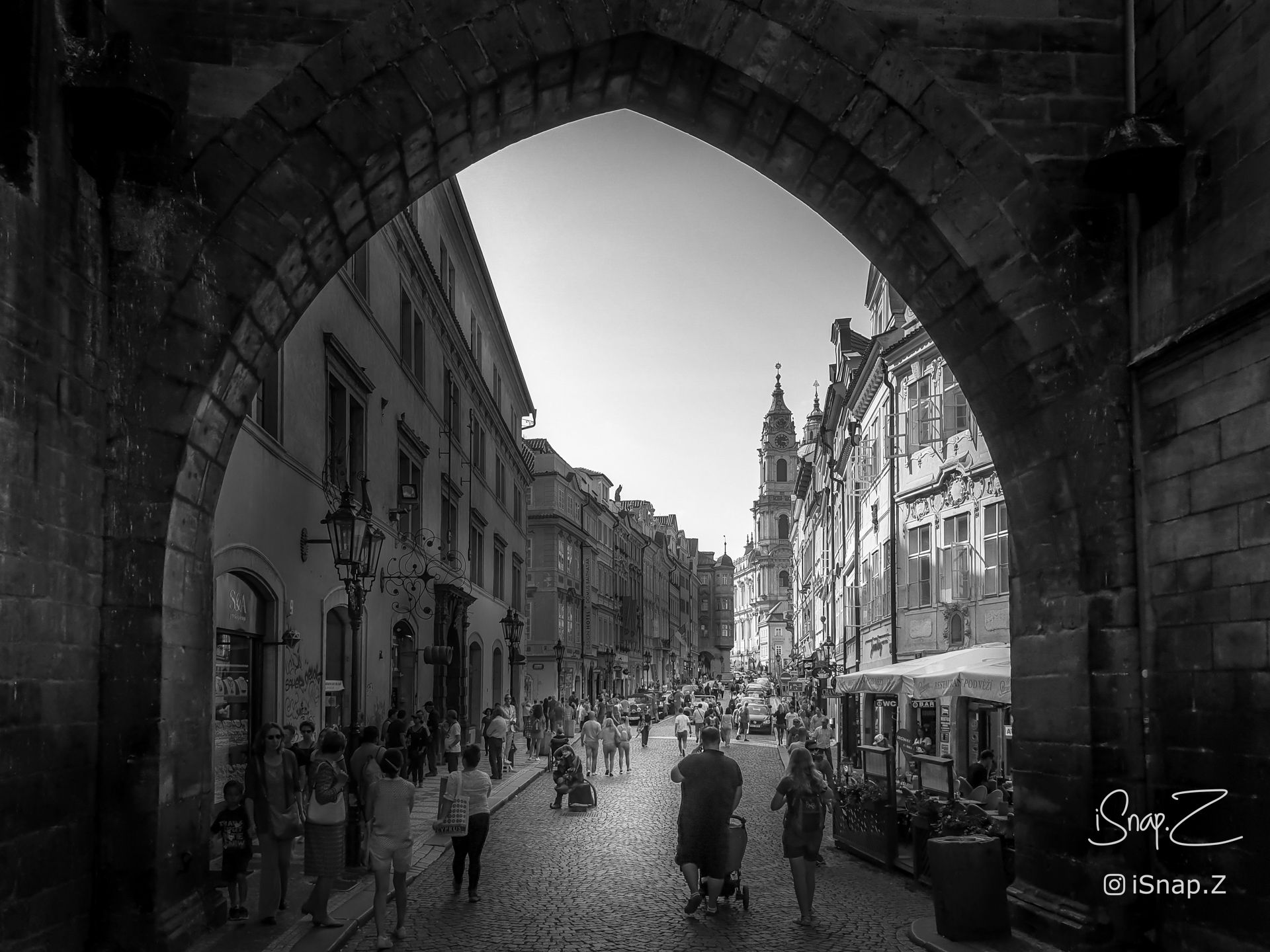 Street view, Prague, Czech Republic