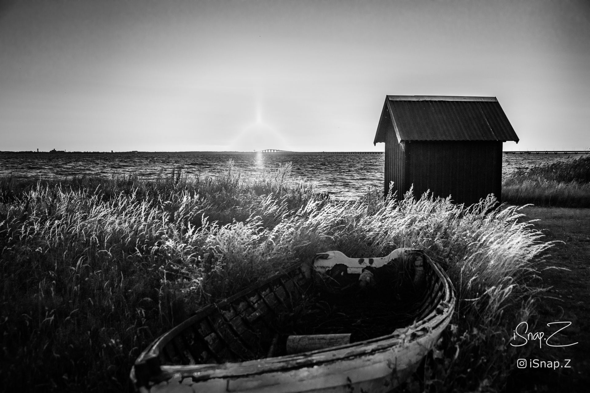 Sunset Kalmar - Boat